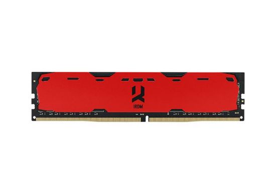  Зображення Модуль пам`ятi DDR4 8GB/2400 GOODRAM Iridium Red (IR-R2400D464L15S/8G) 